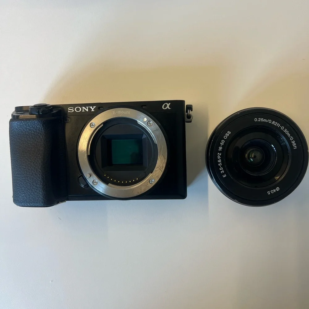 Sony Alpha Black Camera Set with Accessories
